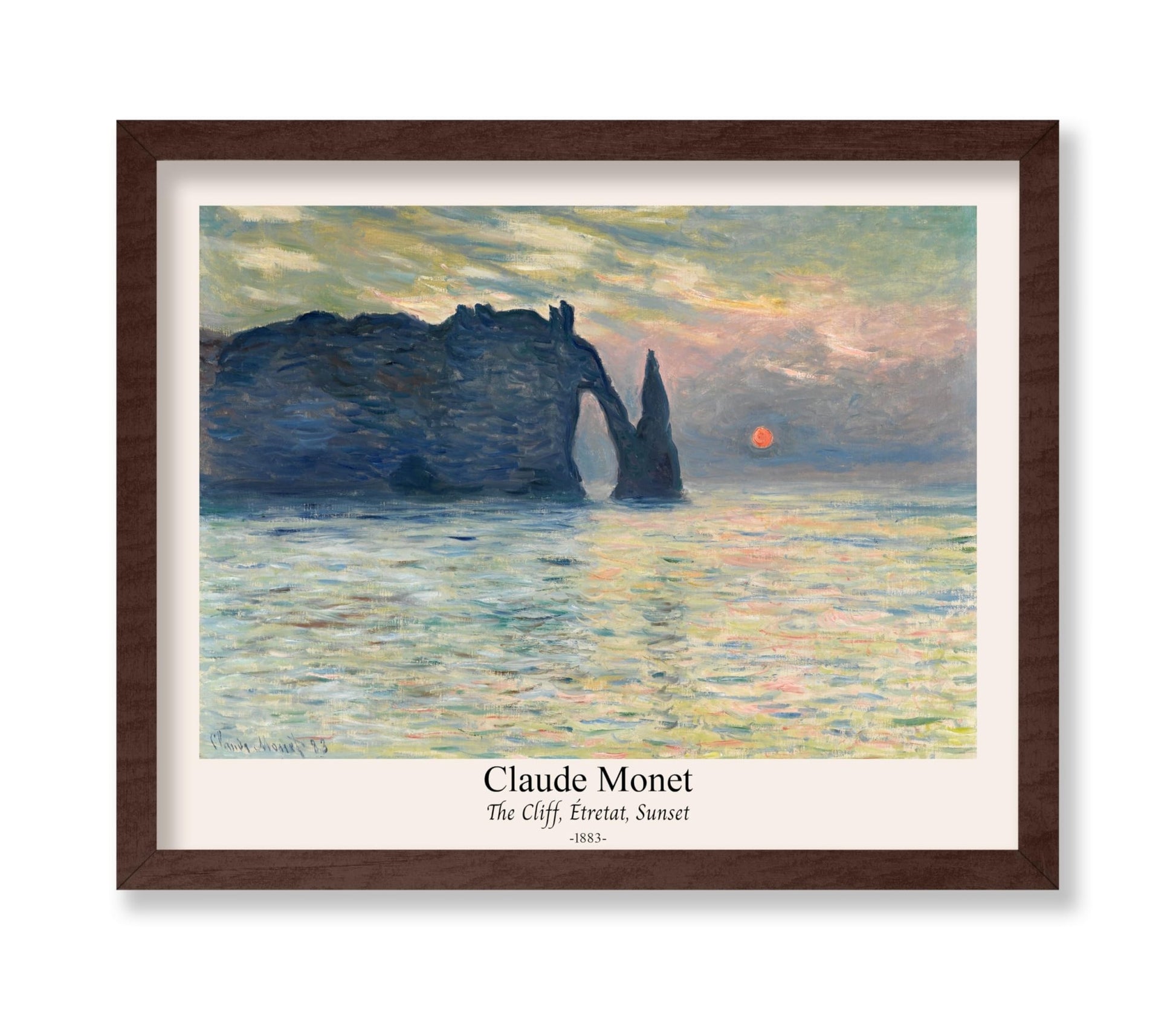 Claude Monet - The Cliff