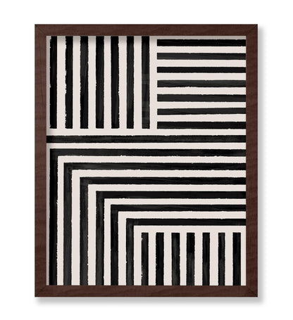 Geometric Line Drawing No2