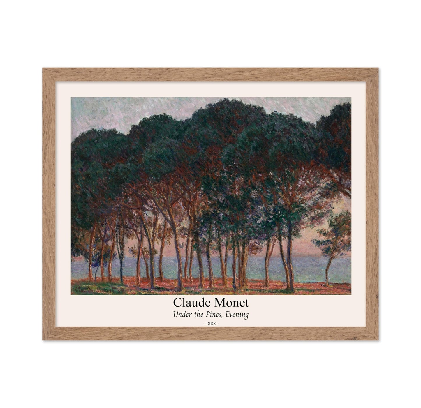Claude Monet - Under the Pines Evening