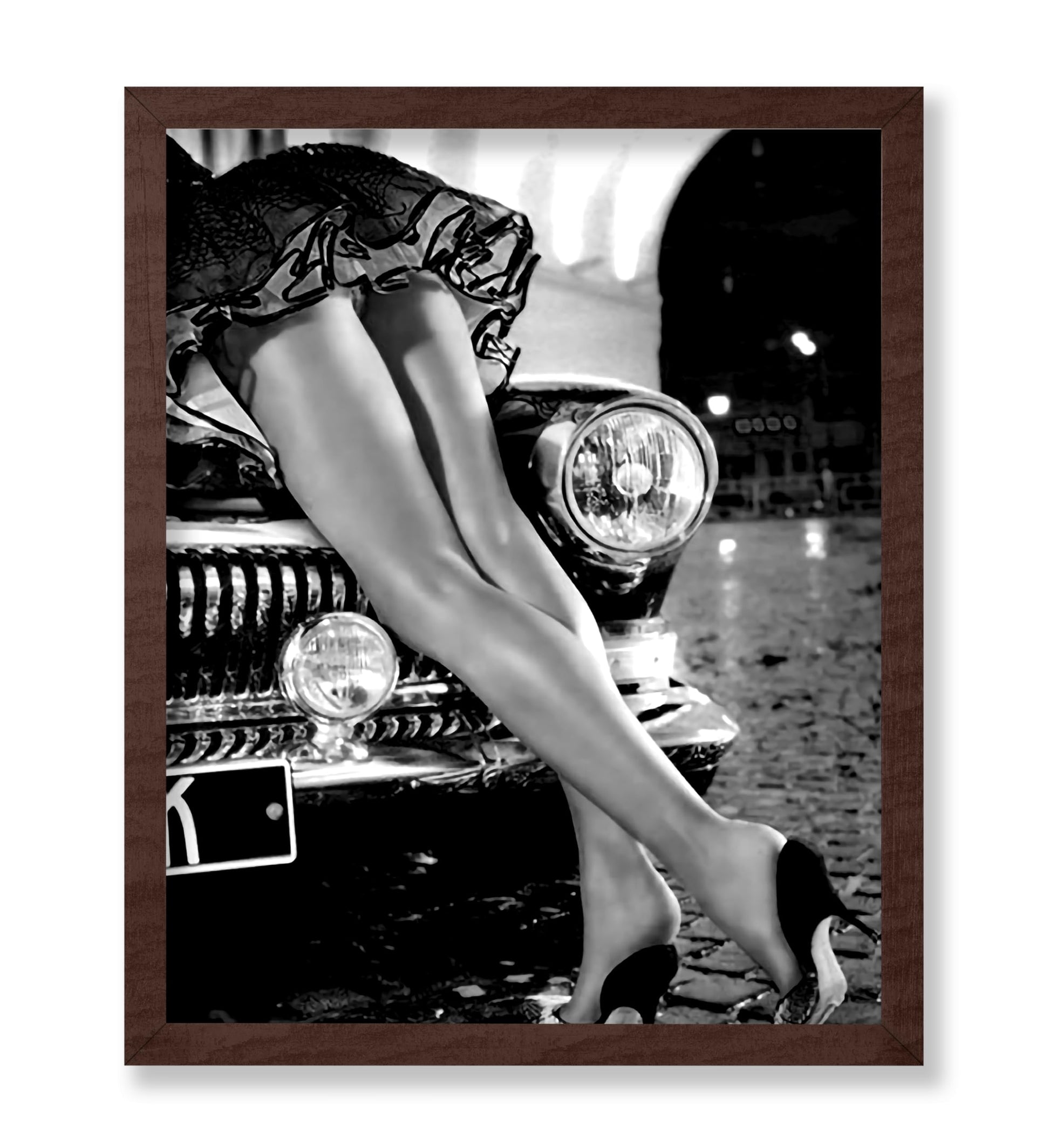 Sexy Legs on Classic Car