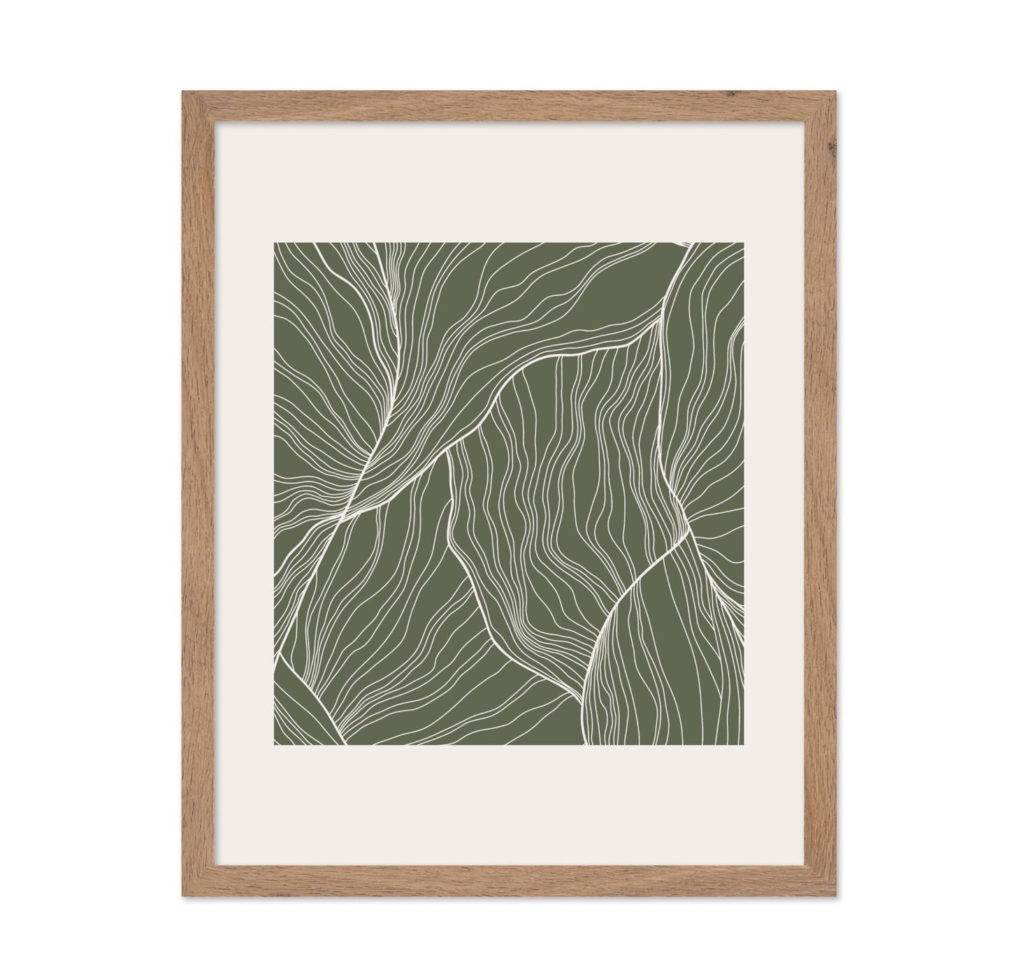 White Contour Lines