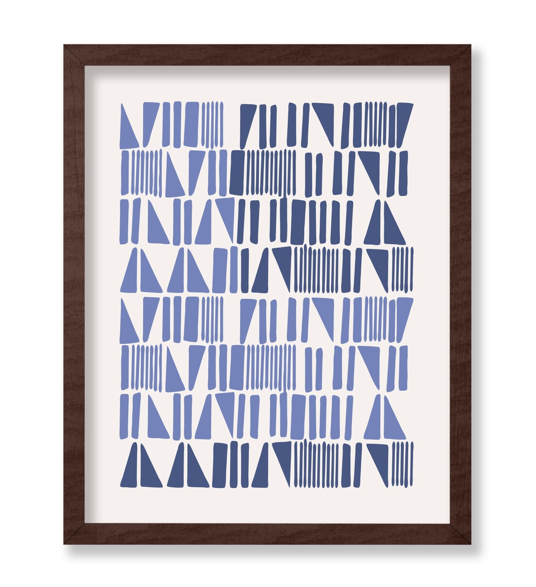 Abstract Blue Shapes