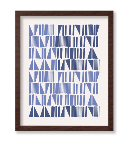 Abstract Blue Shapes