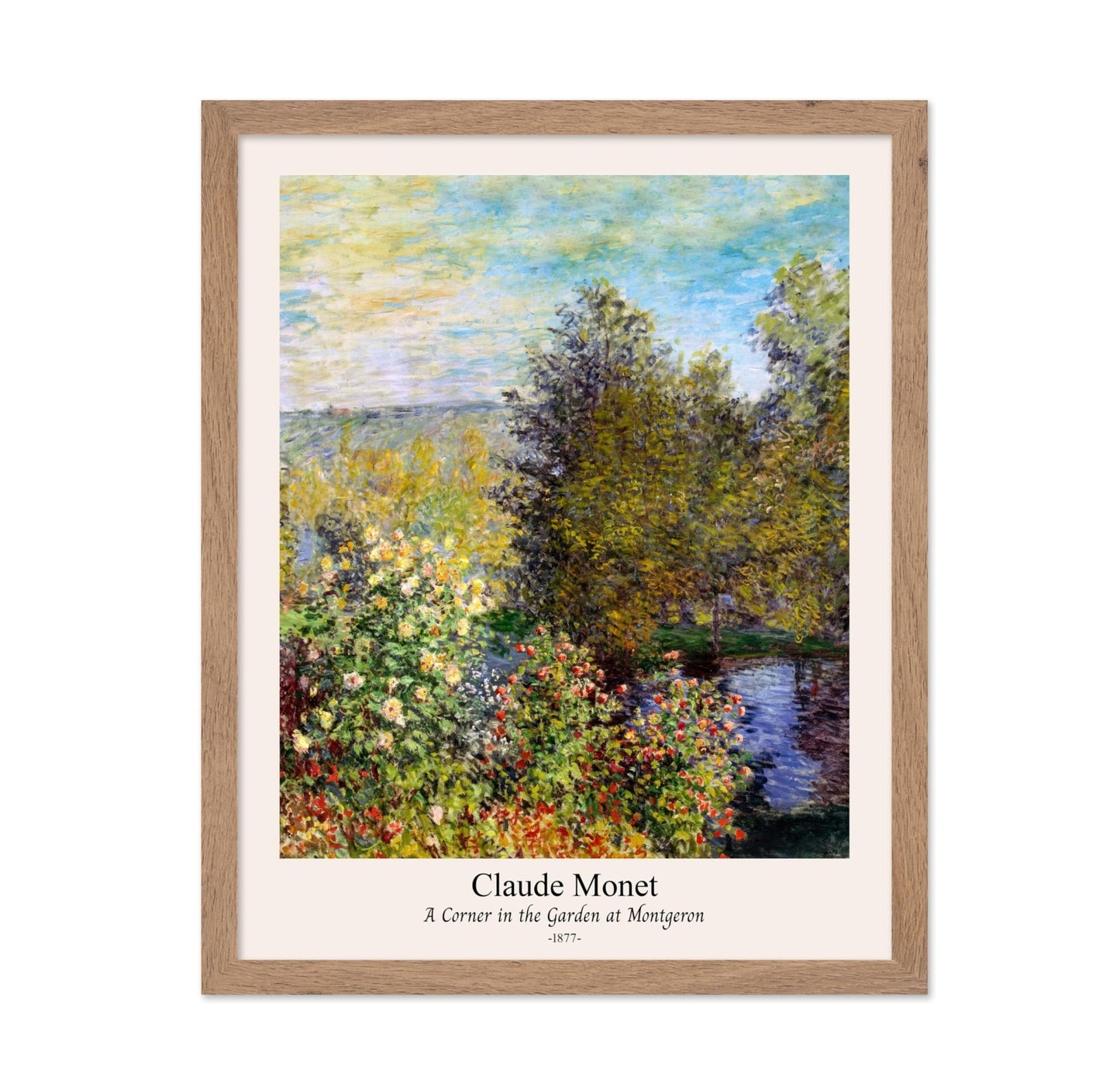 Claude Monet - A Corner in the Garden