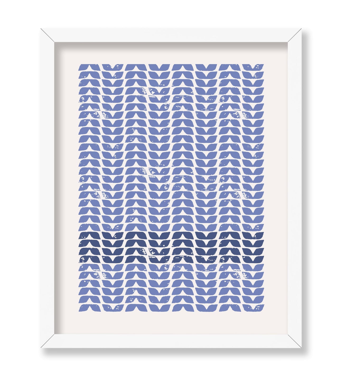 Blue Leaves Pattern