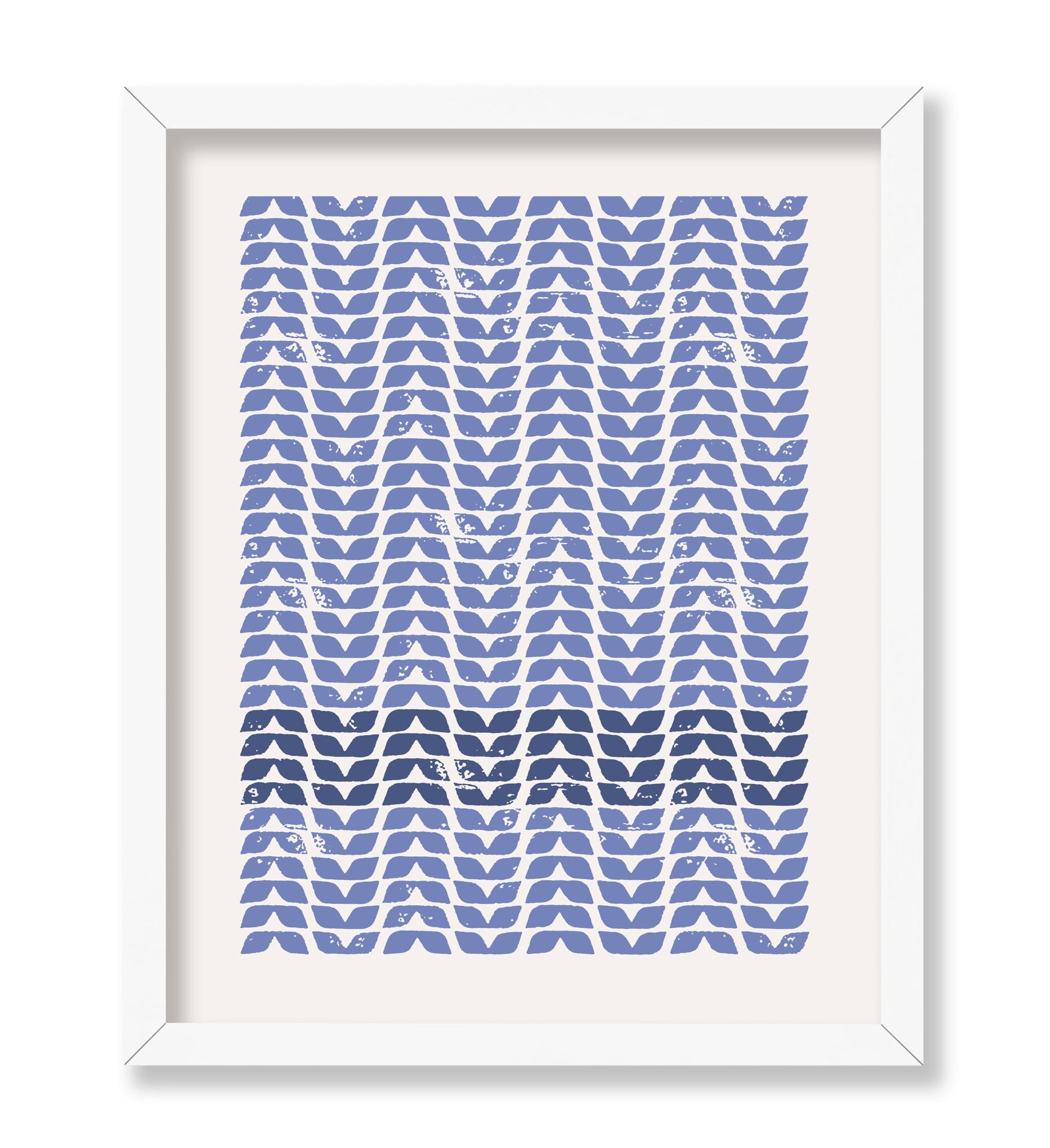 Blue Leaves Pattern