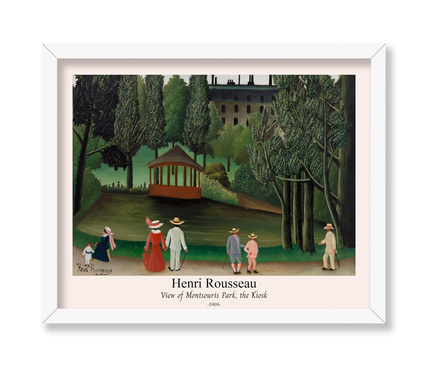 Henri Rousseau - View of Montsouris Park