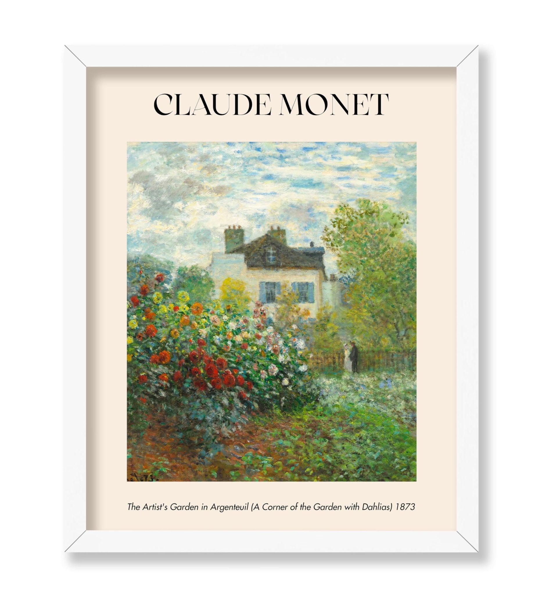 Claude Monet - The Artist's Garden at Argenteuil