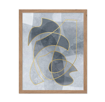 Blue Shapes No1