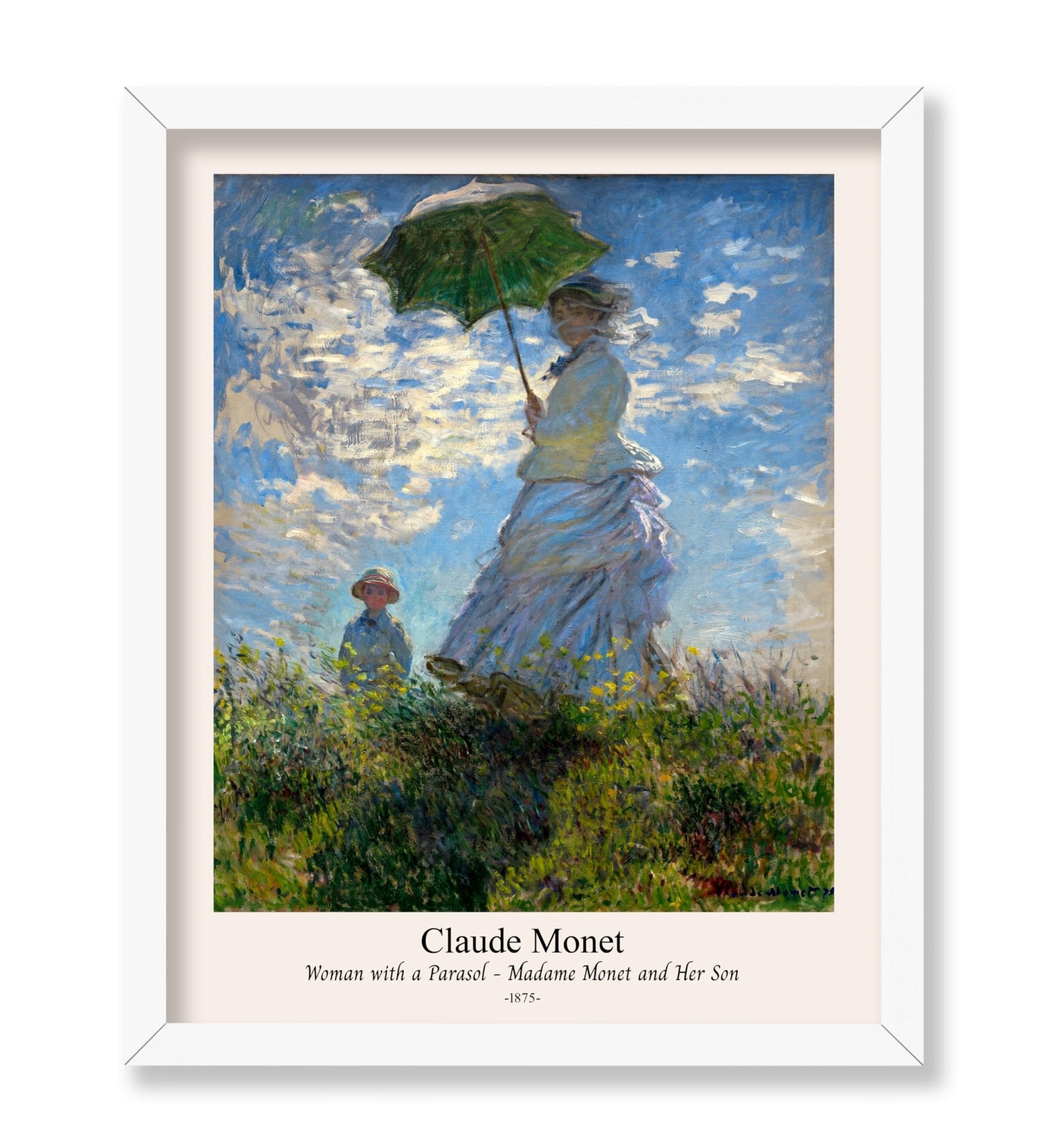 Claude Monet - Woman With a Parasol No2