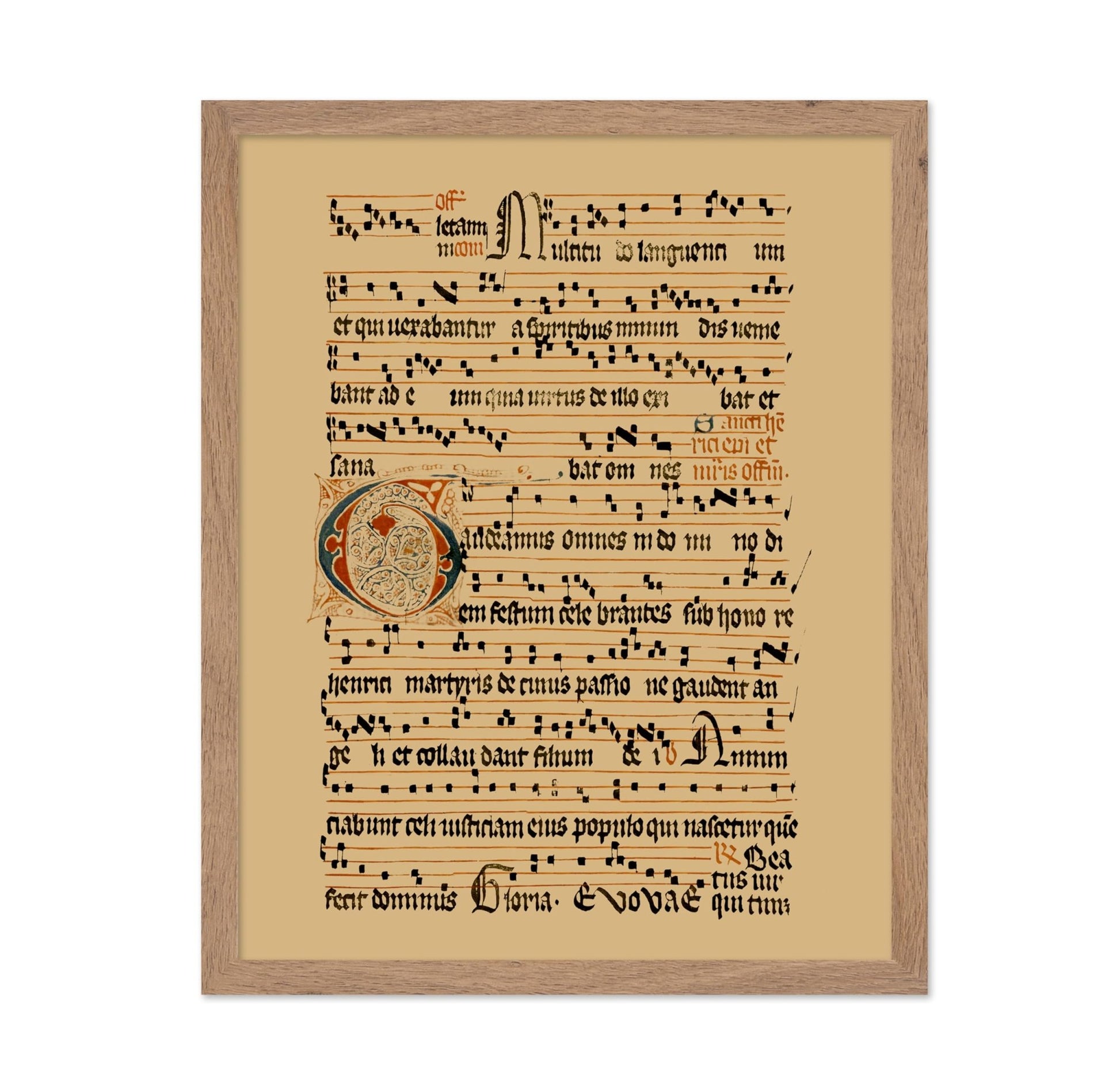 Gregorian Chant Manuscript