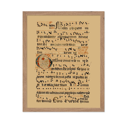 Gregorian Chant Manuscript