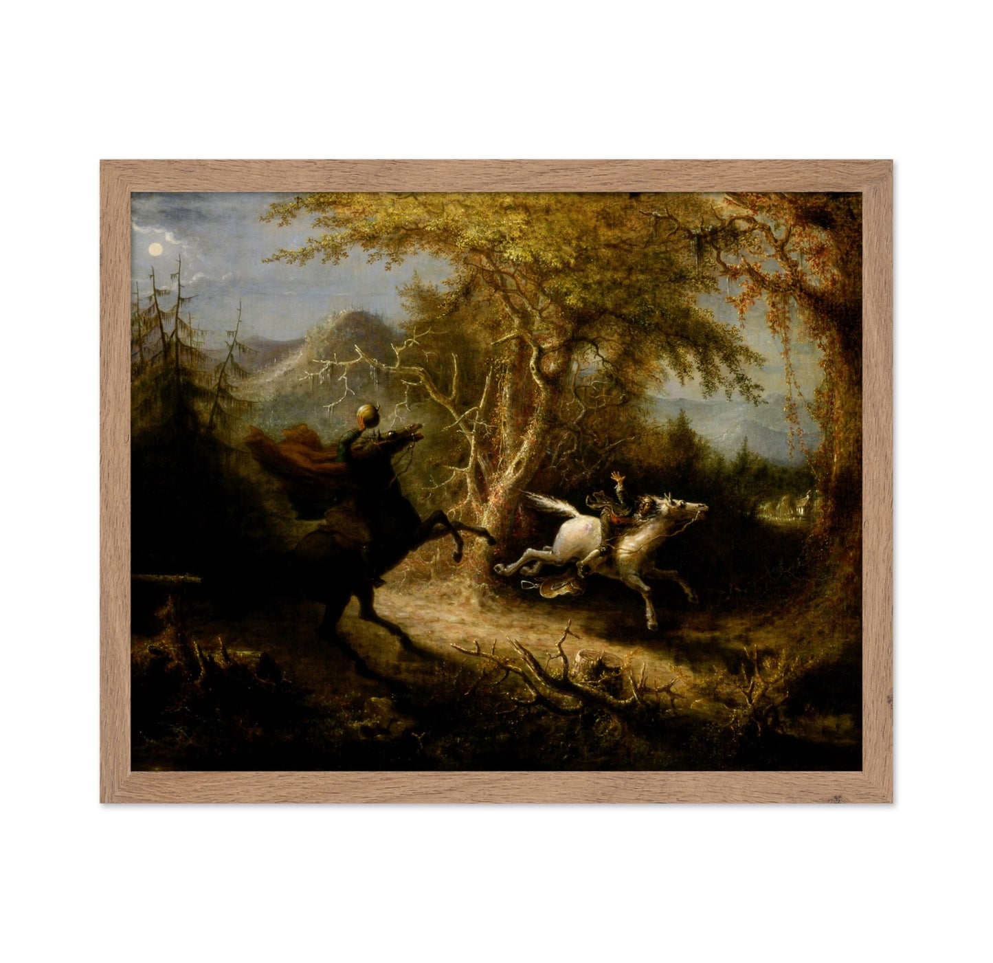 The Headless Horseman Pursuing Ichabod Crane