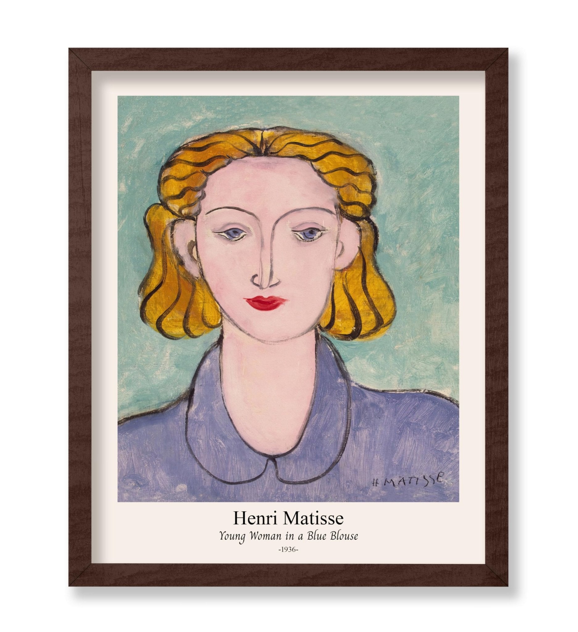 Henri Matisse - Young Woman in Blue Blouse