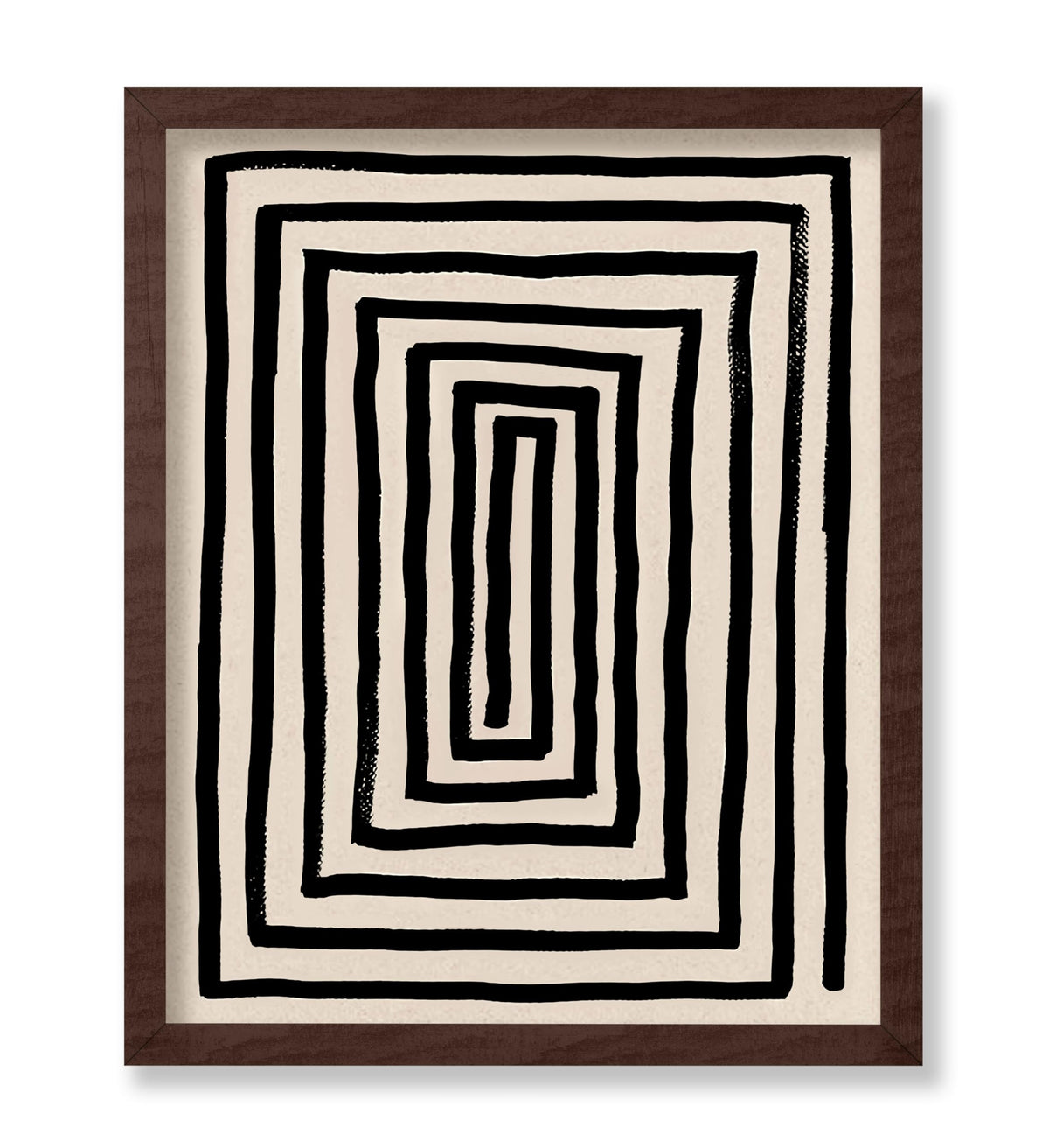 Thick Black Line Drawing