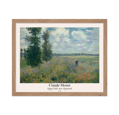 Claude Monet - Poppy Fields Near Argenteuil