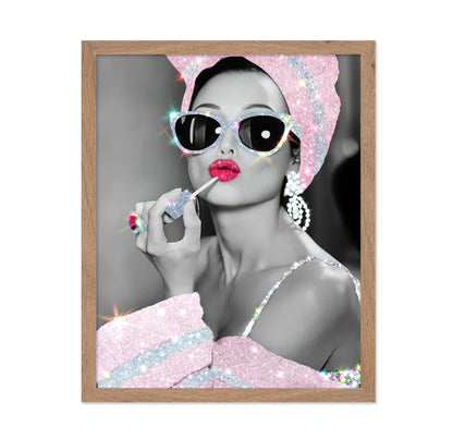 Audrey Hepburn in Glitter Sunglasses No2