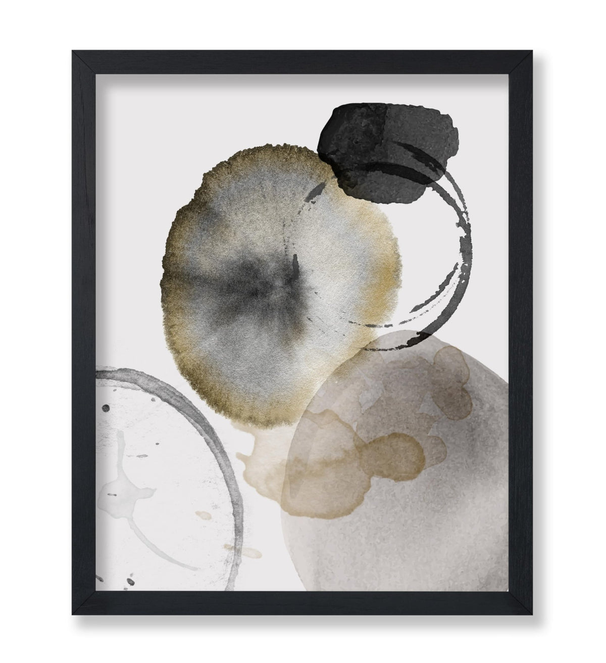 Watercolor Circles No3
