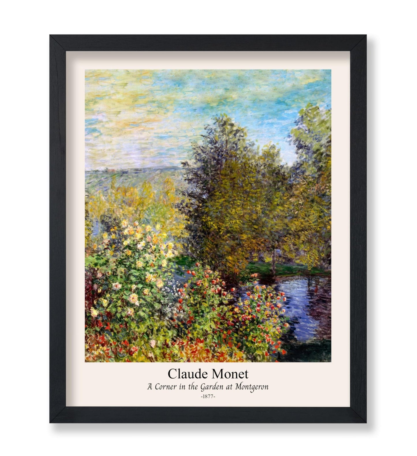 Claude Monet - A Corner in the Garden
