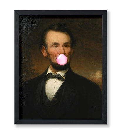 Abraham Lincoln Pink Bubble Gum