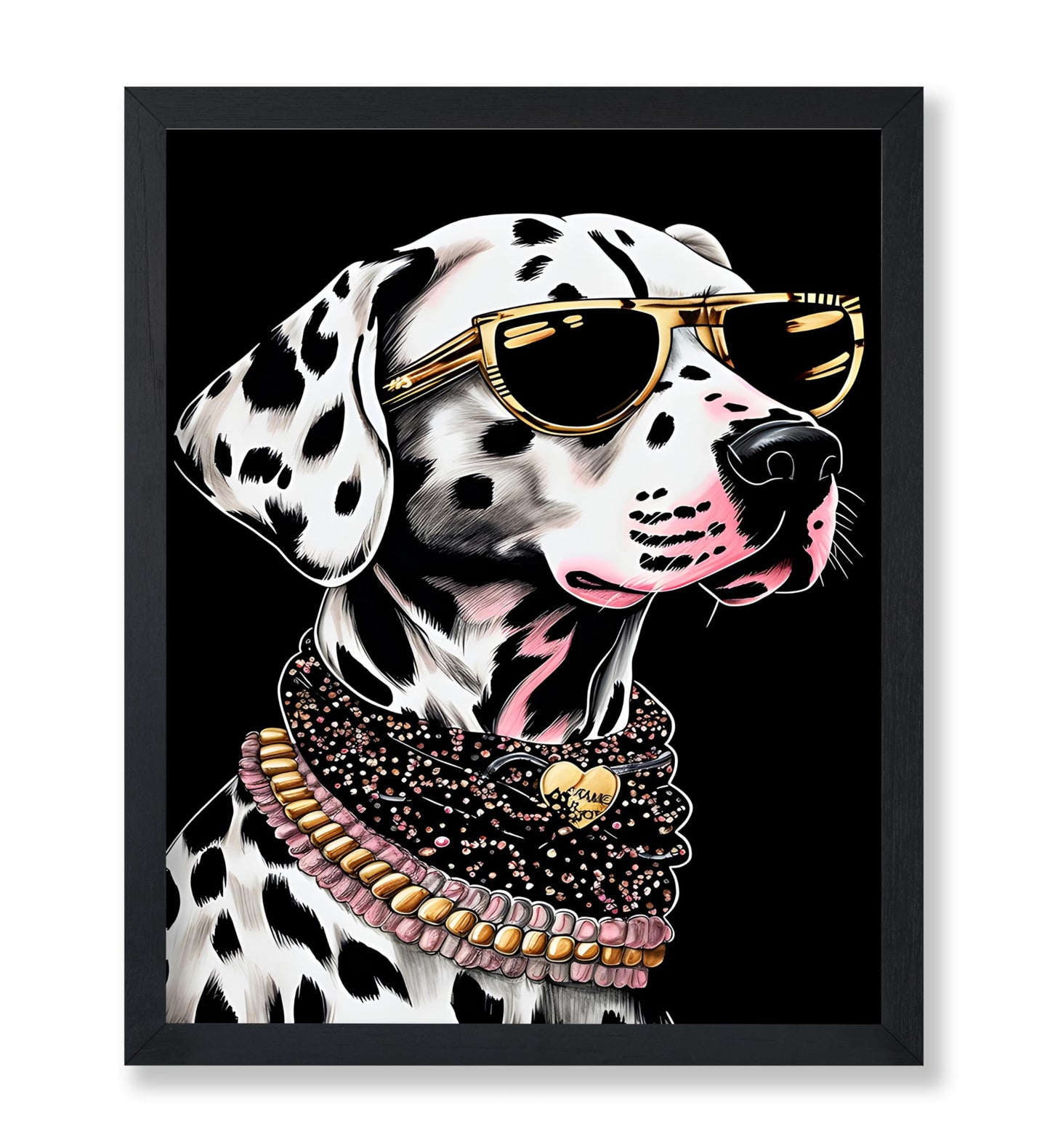 Dalmatian in Glasses No1