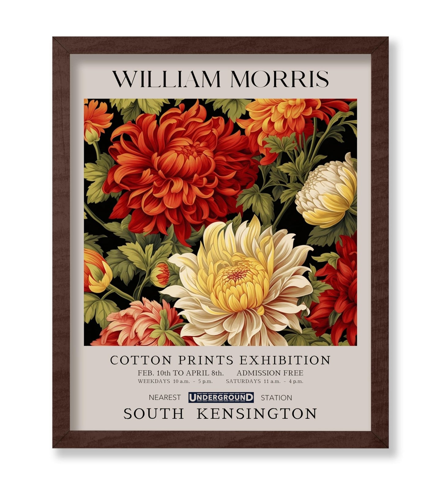 William Morris - Chrysanthemum No8