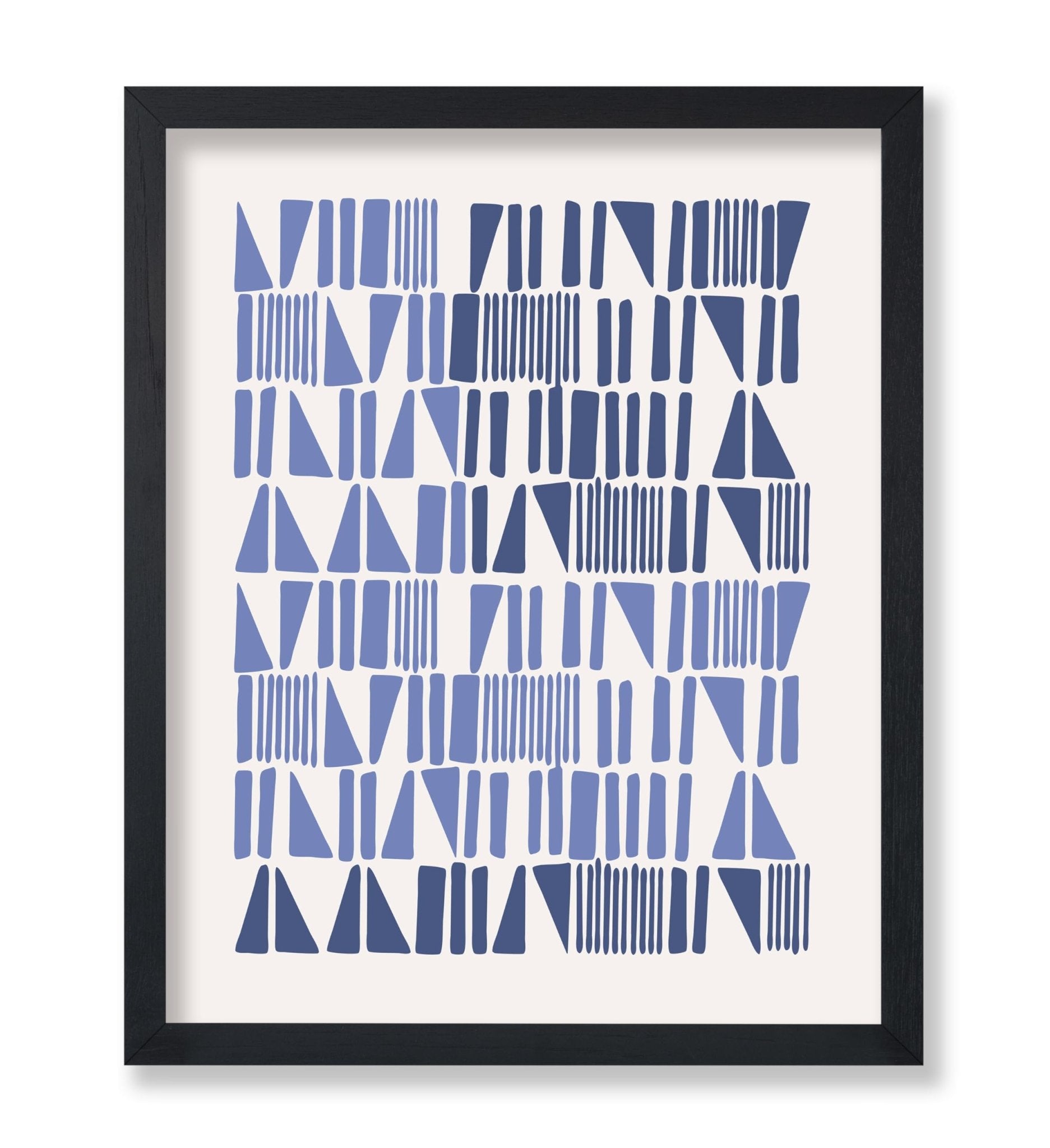 Abstract Blue Shapes
