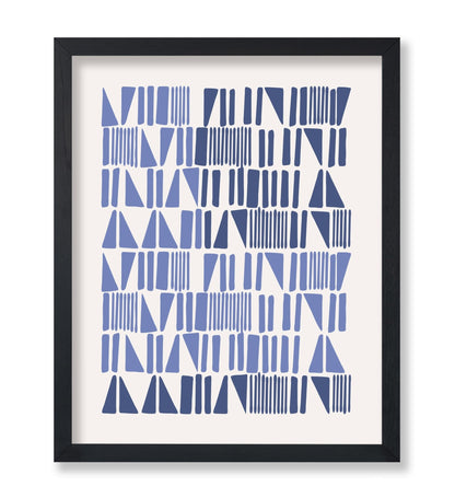 Abstract Blue Shapes