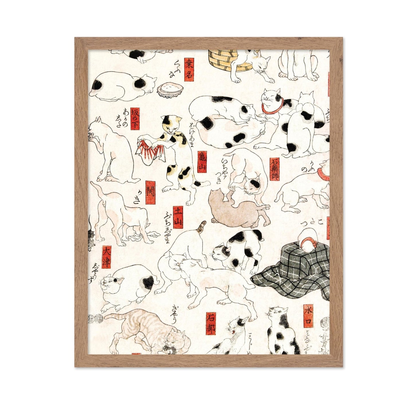 Utagawa Hiroshige - Japanese Woodblock Cats