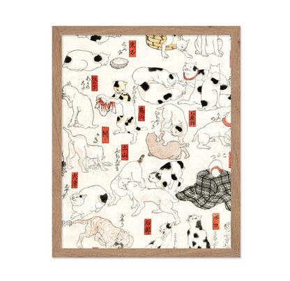 Utagawa Hiroshige - Japanese Woodblock Cats