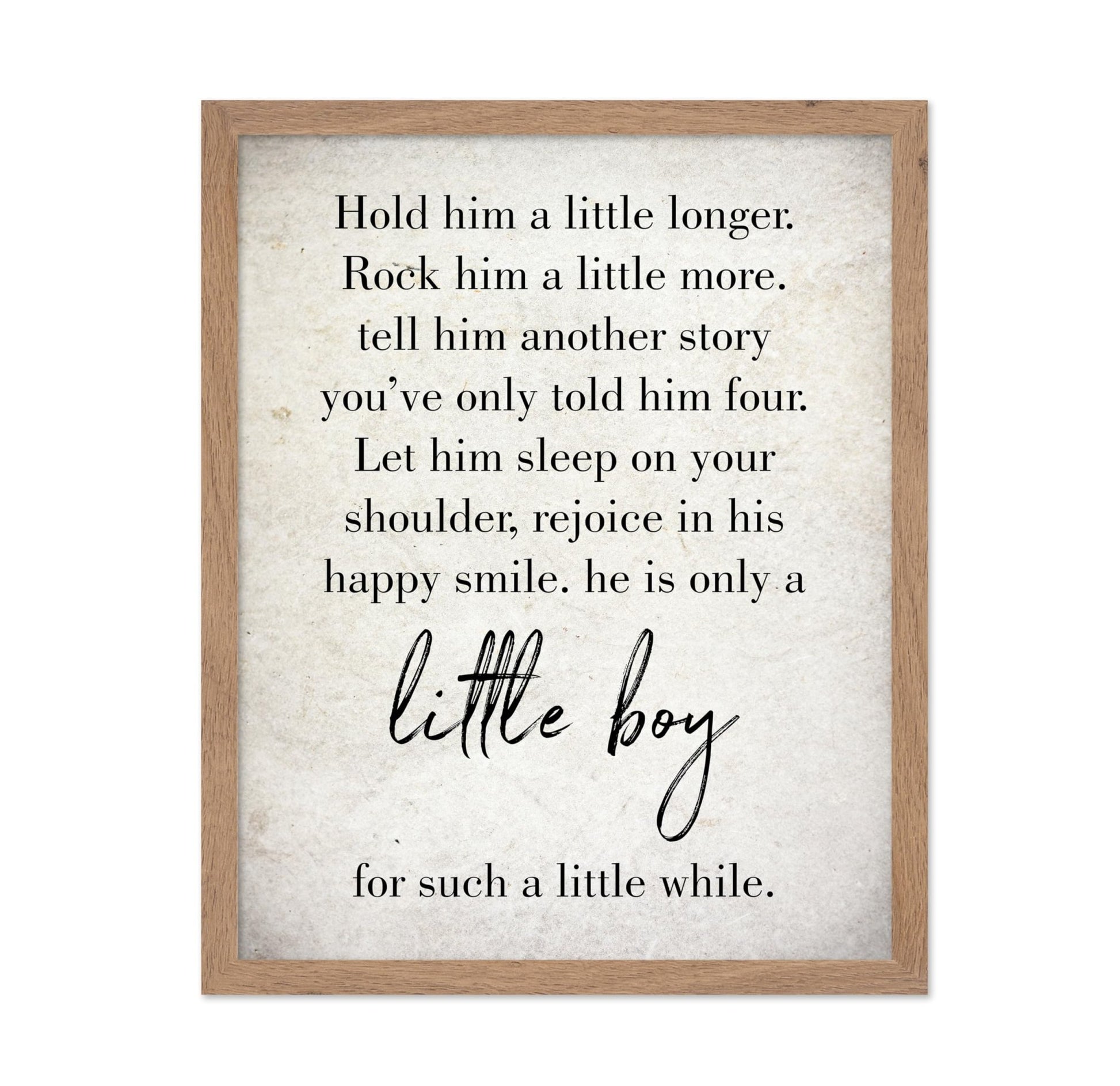 Hold Him a Little Longer