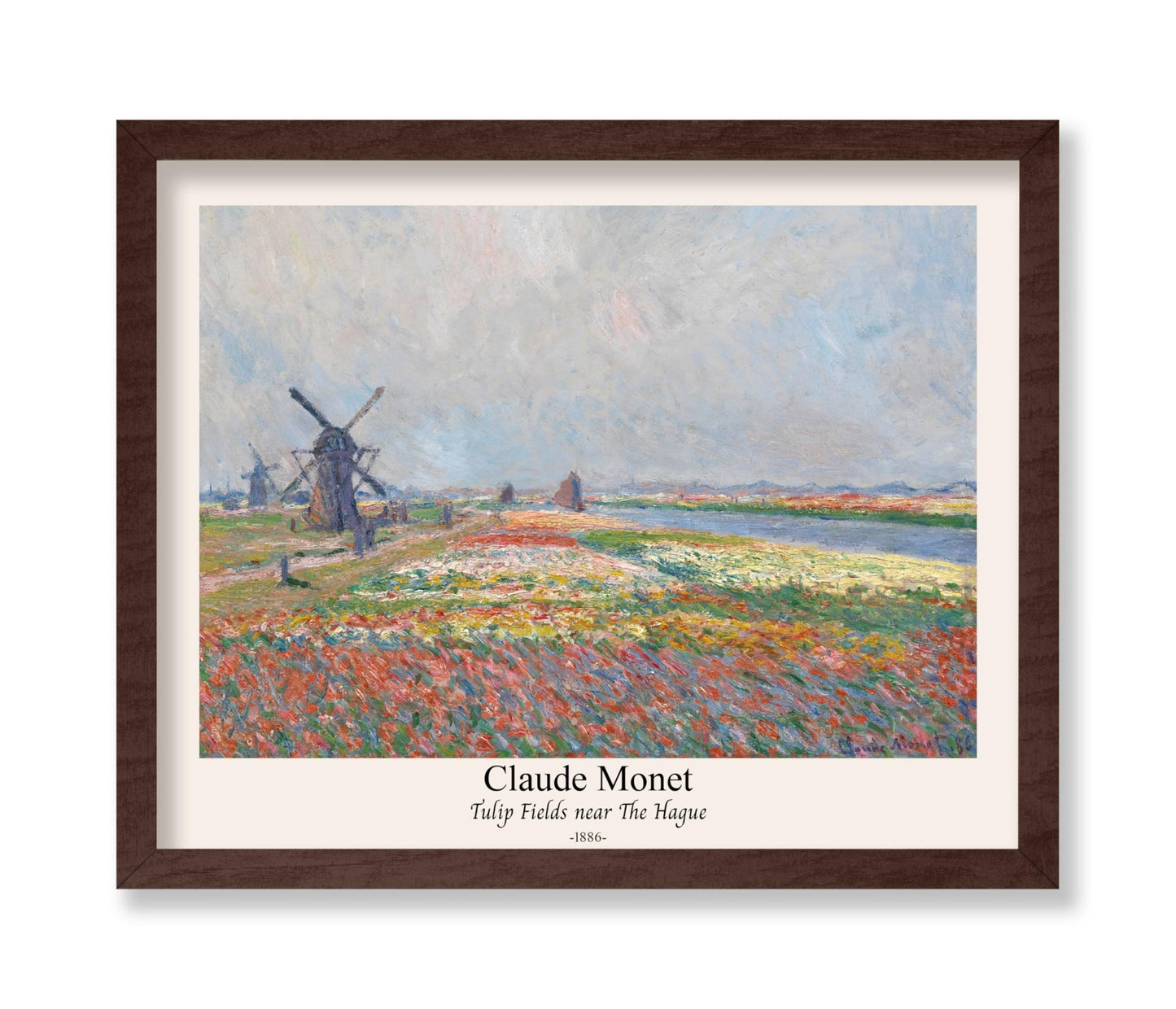 Claude Monet - Tulip Fields Near The Hague