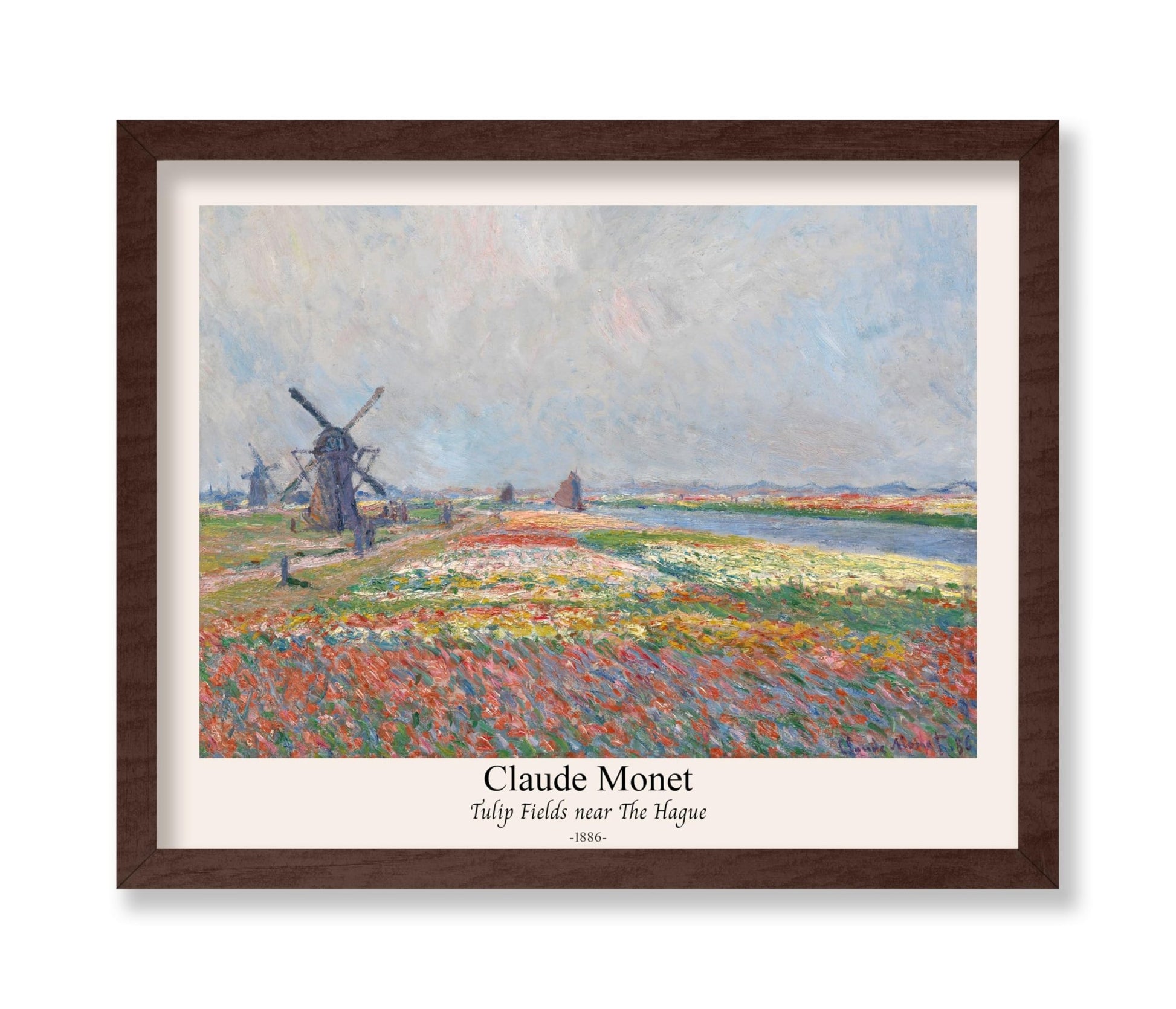 Claude Monet - Tulip Fields Near The Hague