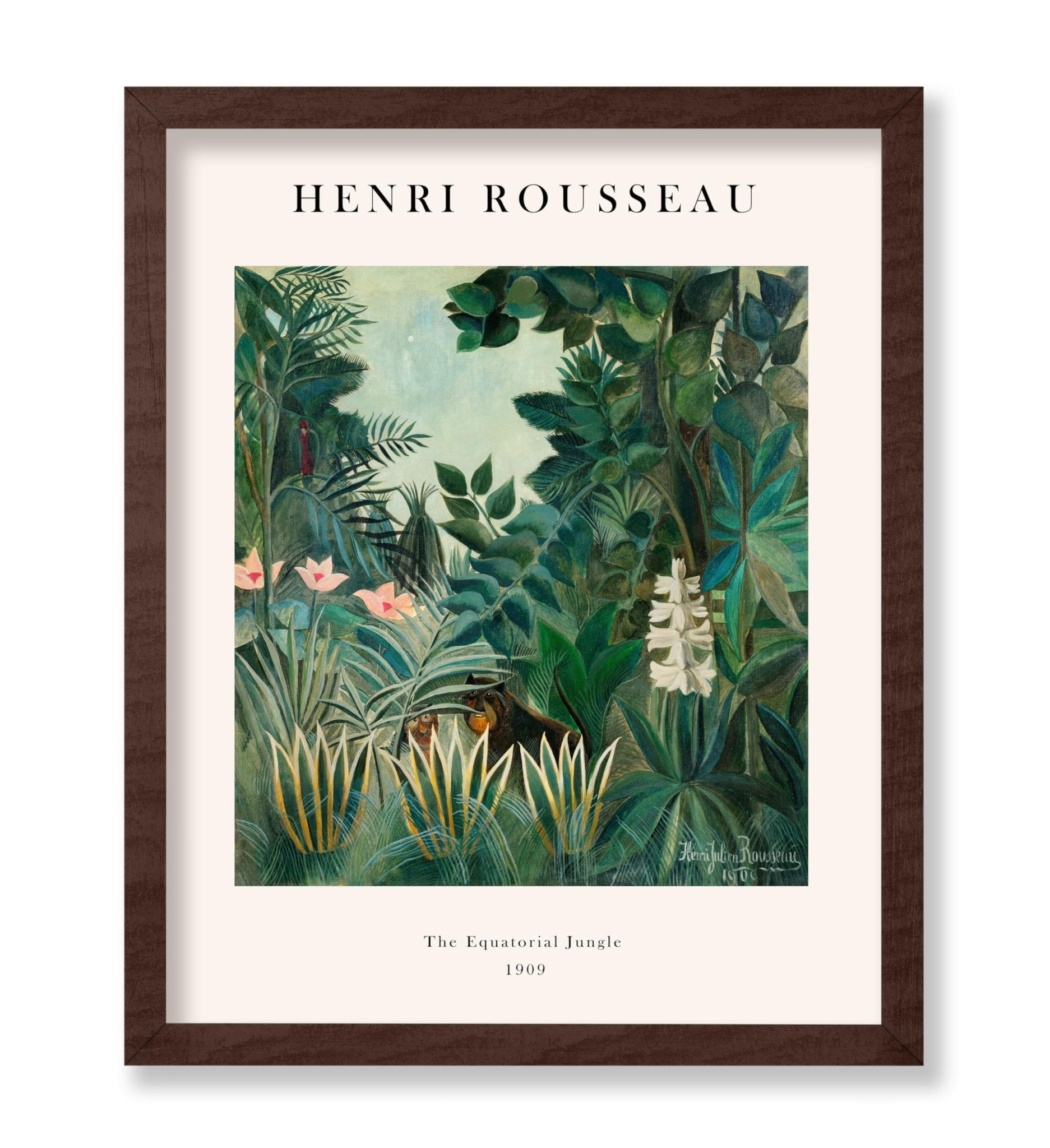 Henri Rousseau - The Equatorial Jungle