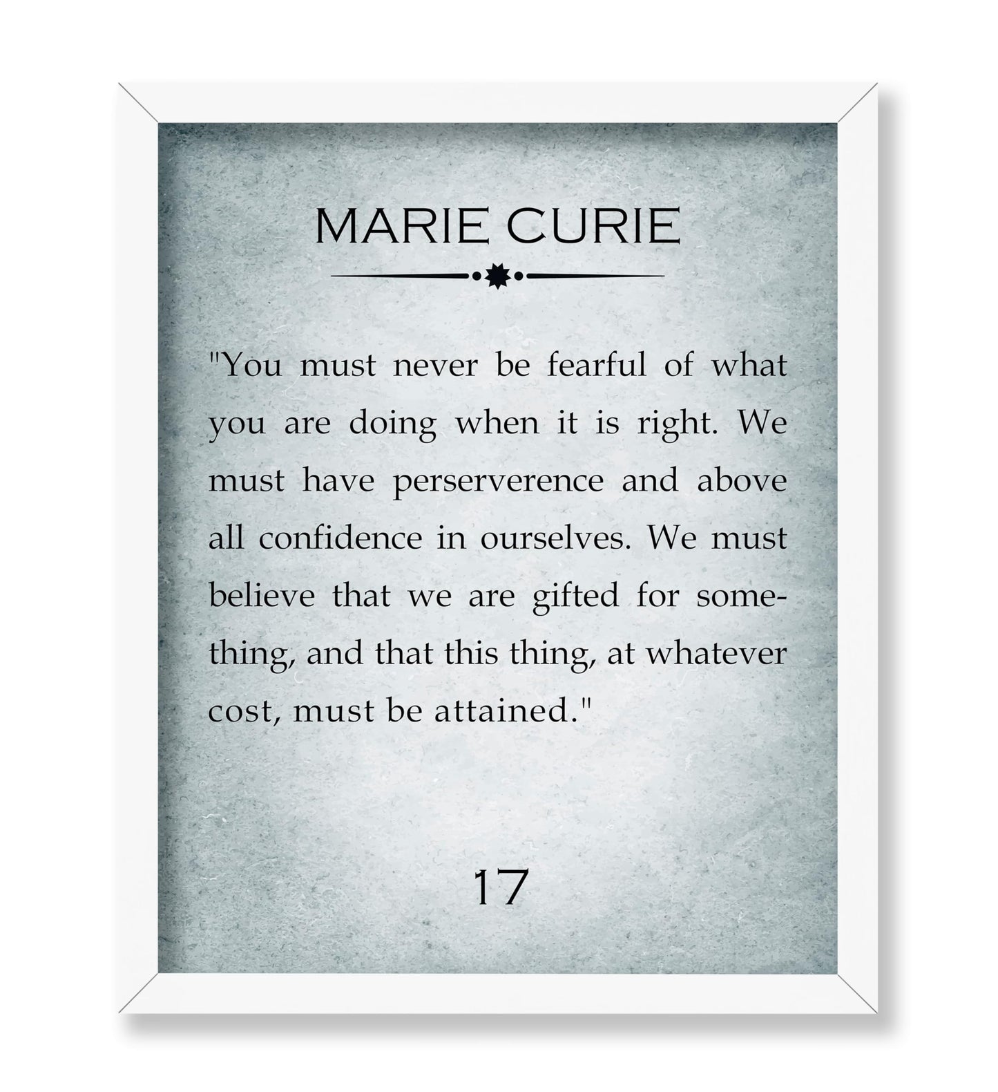 Marie Curie Quote