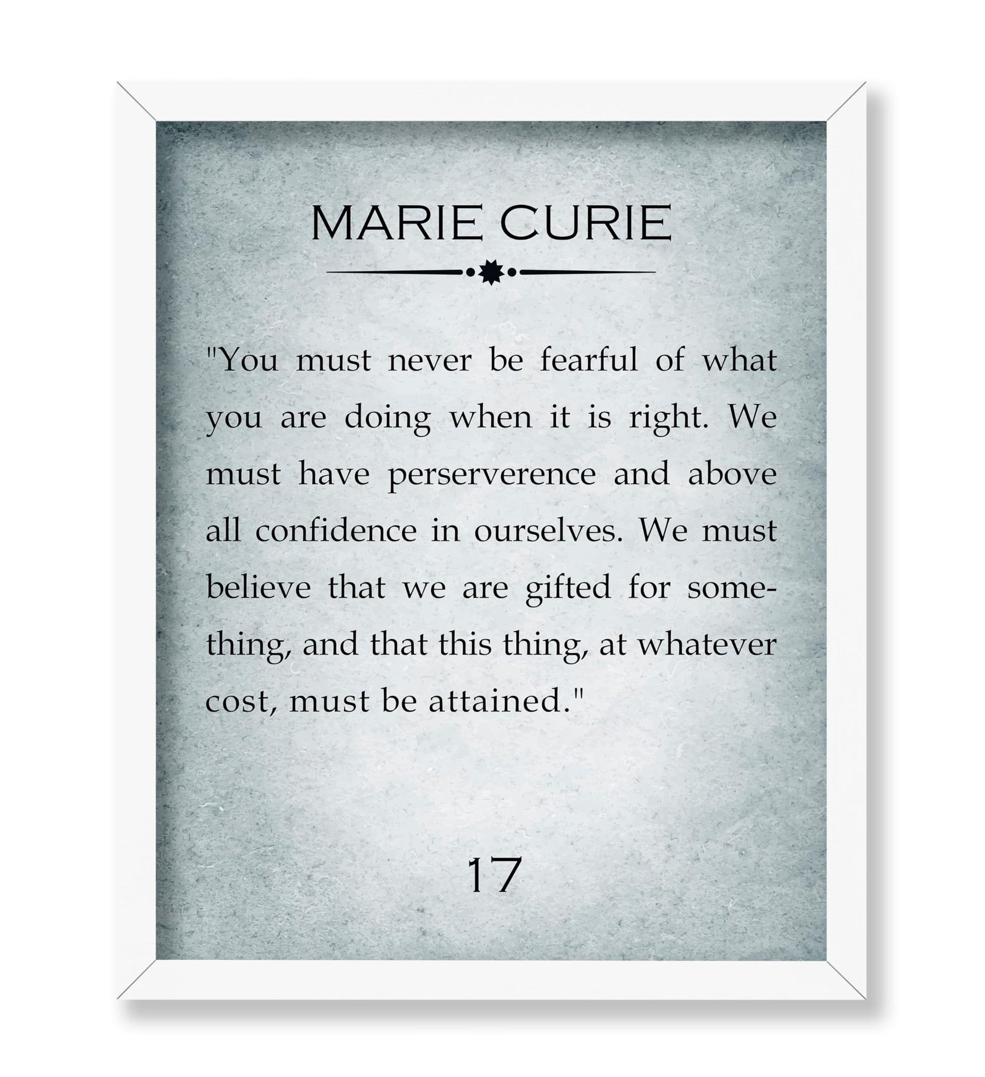 Marie Curie Quote
