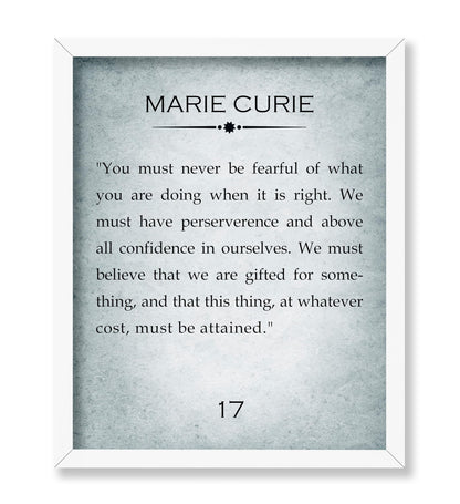 Marie Curie Quote