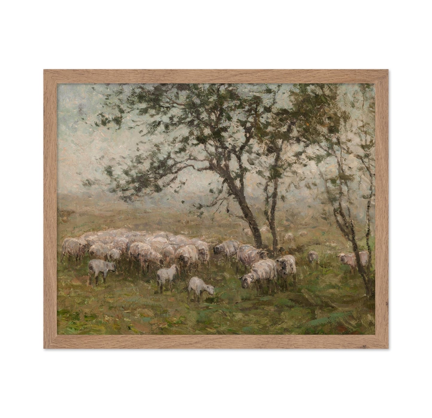 William Charles Estall - A Flock of Sheep