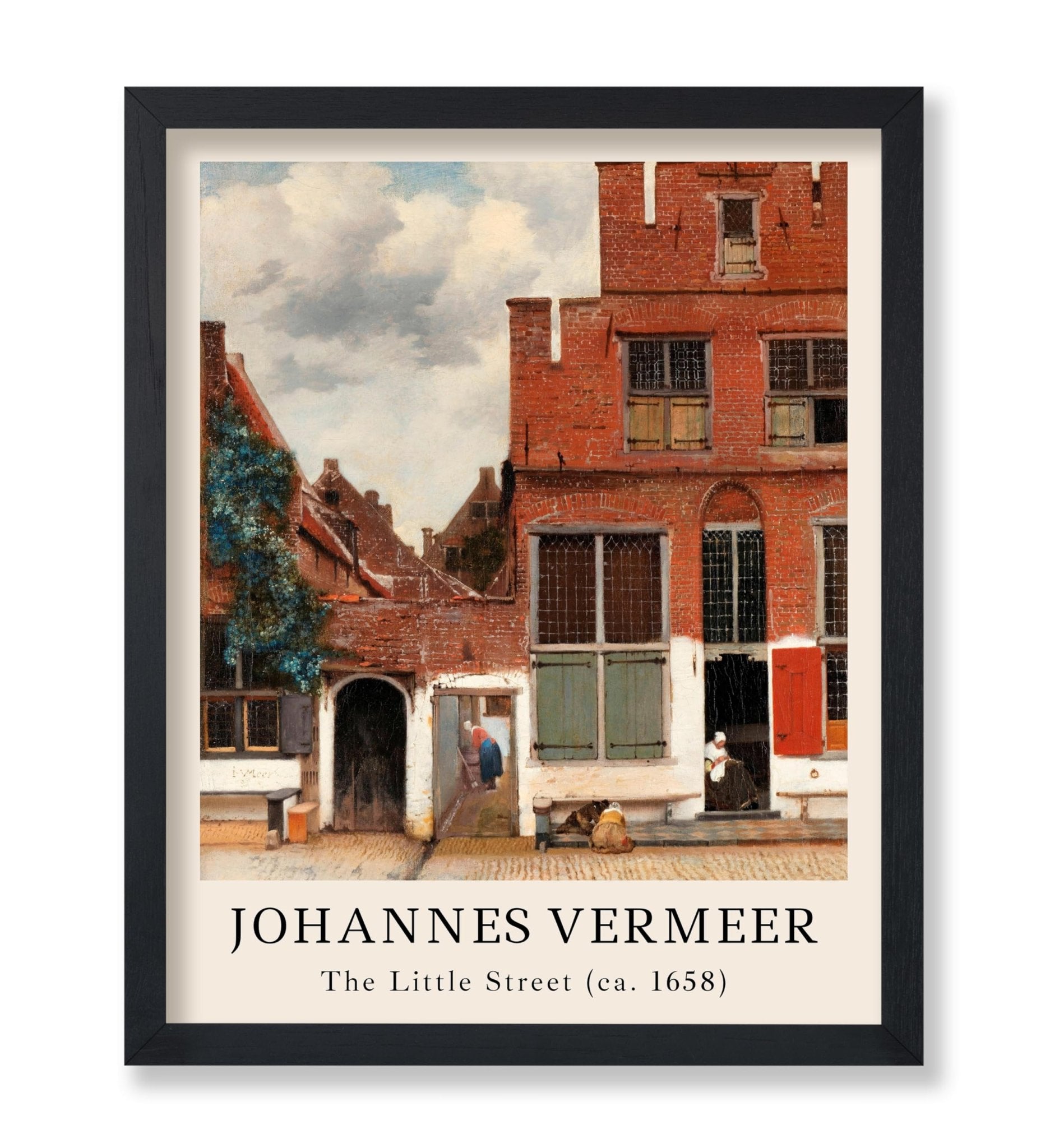 Johannes Vermeer - The Little Street No1
