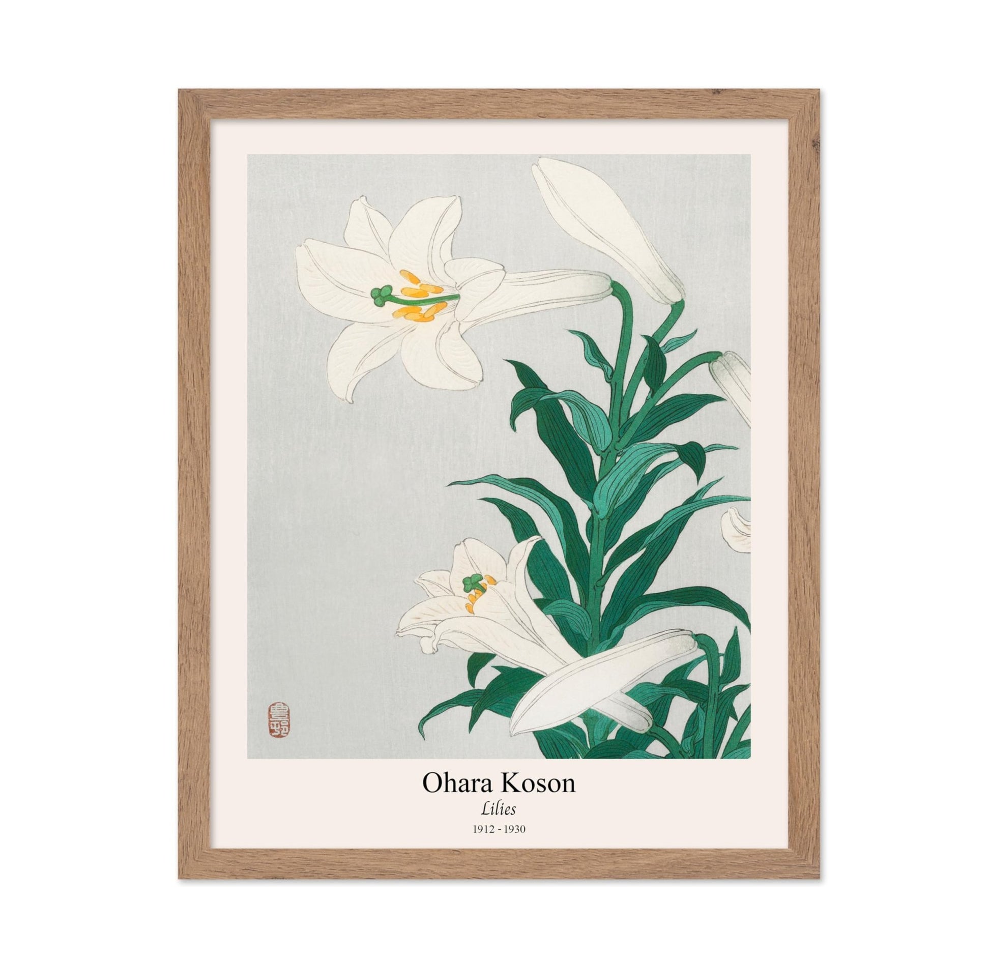 Ohara Koson - Lilies