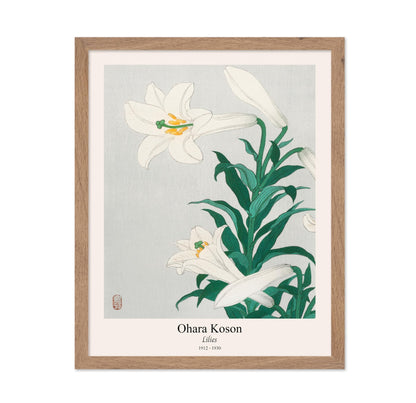 Ohara Koson - Lilies