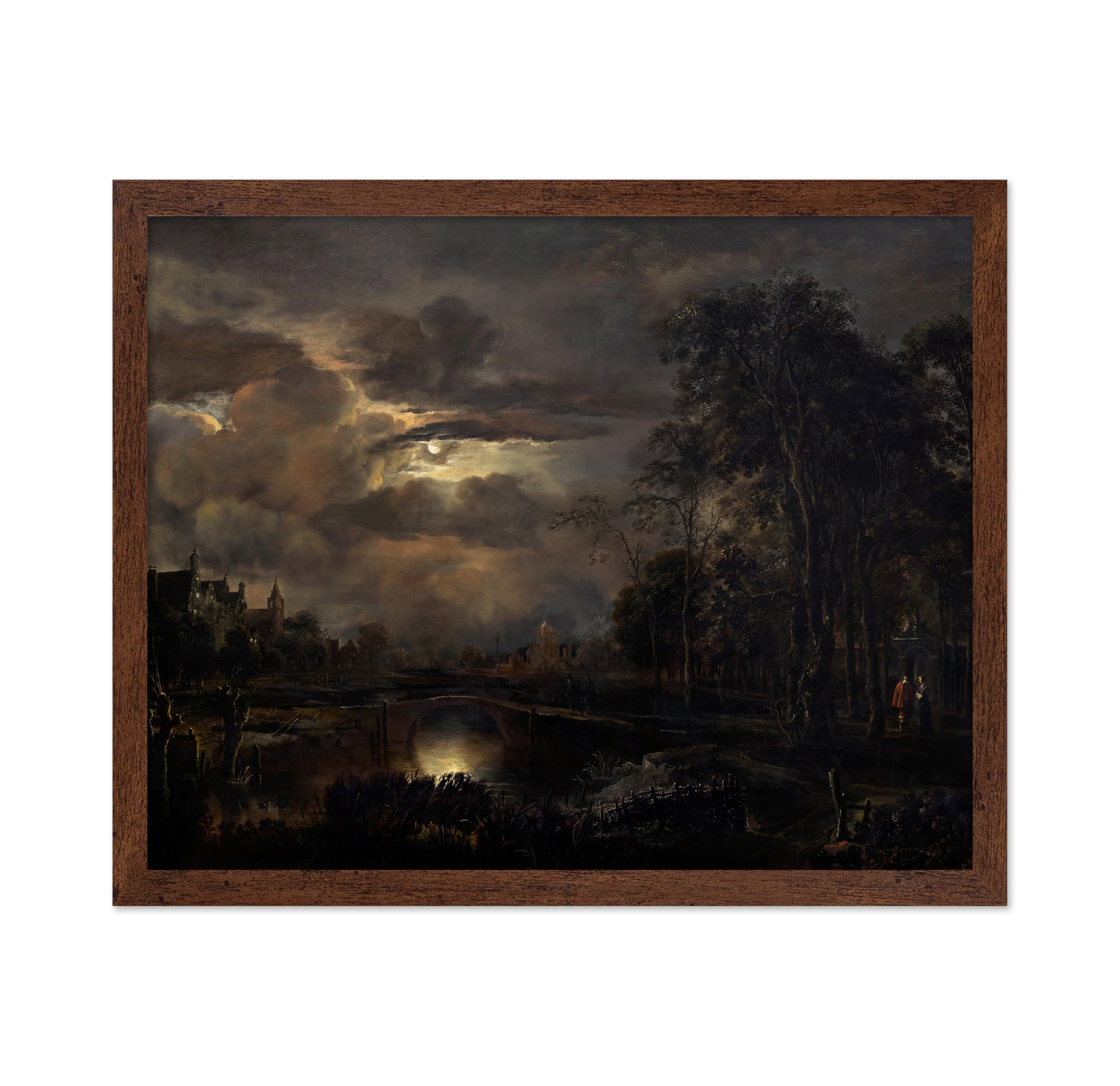 Moonlit Landscape with Bridge