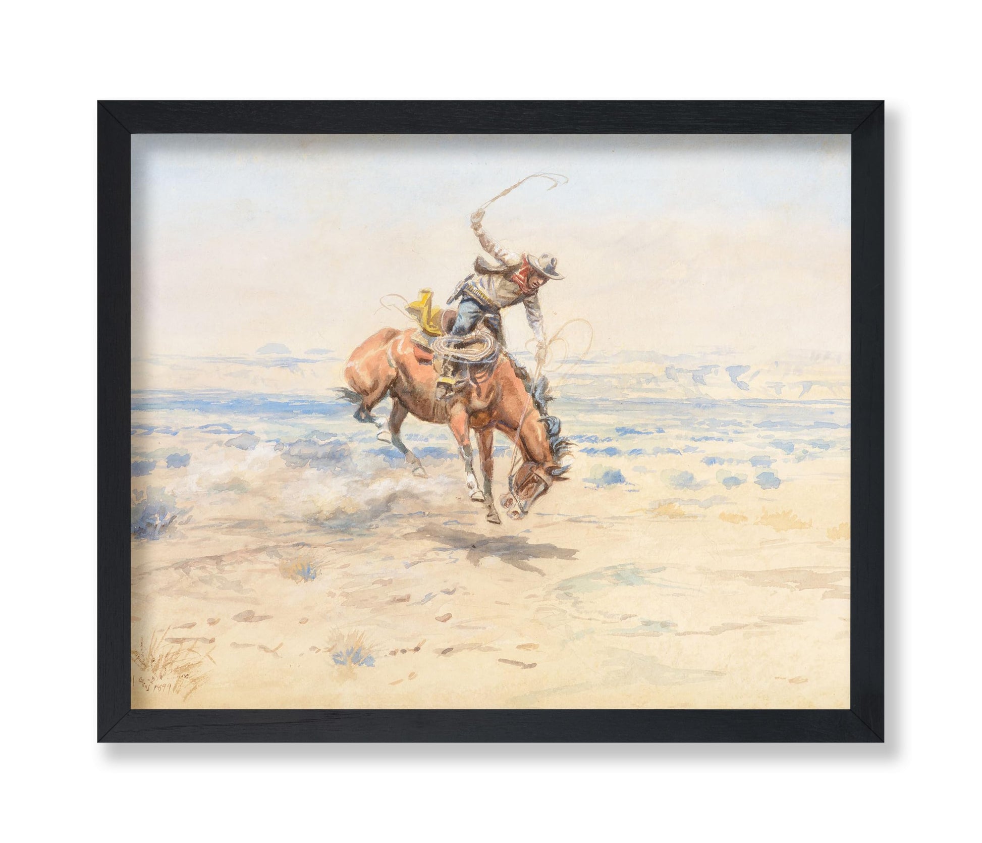 Charles Marion Russell - Bucking Bronc