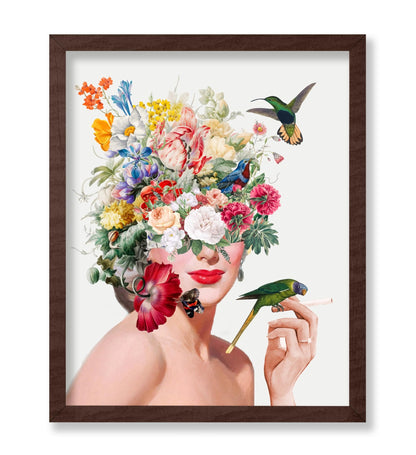 Woman & Flowers No1