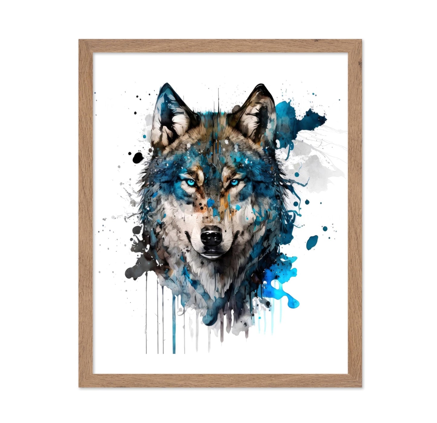 Watercolor Arctic Wolf