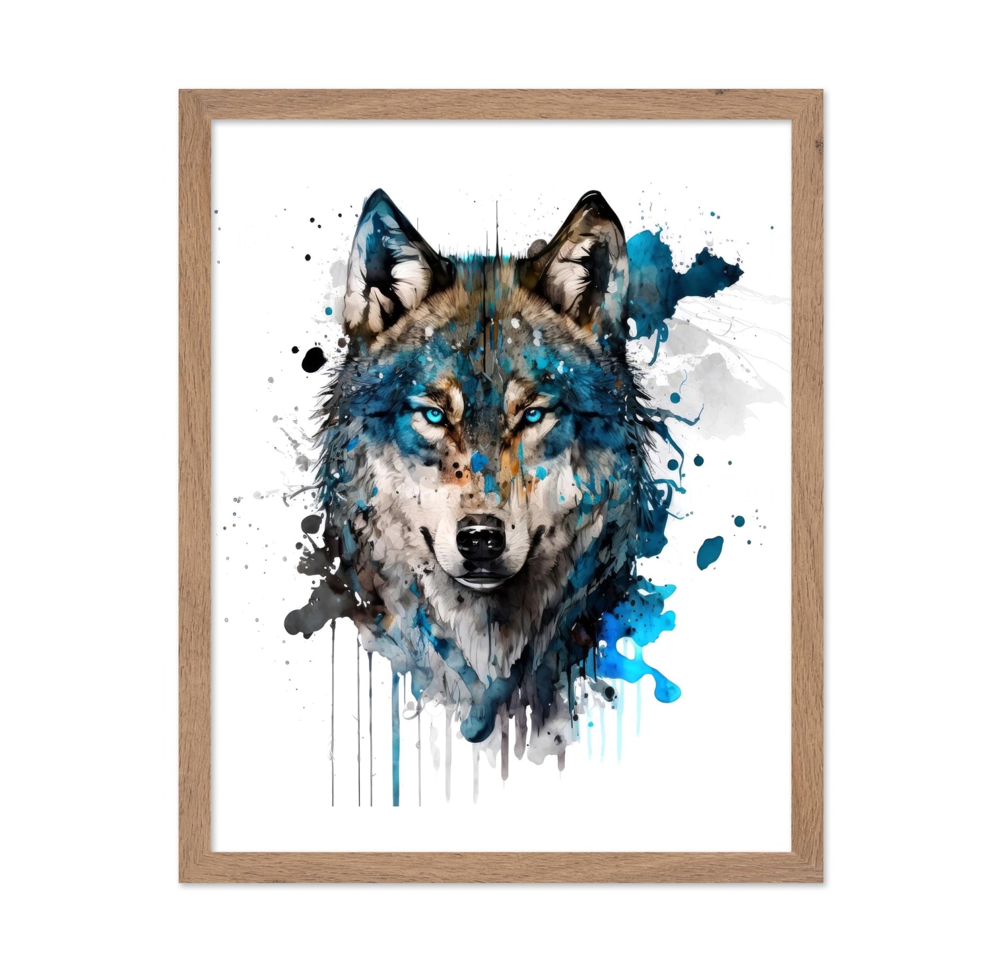 Watercolor Arctic Wolf