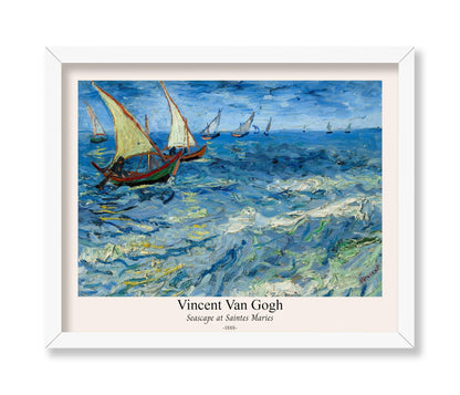 Van Gogh - Seascape at Saintes Maries