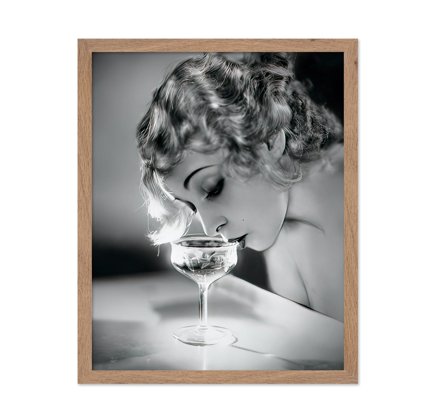 Woman Drinking Champagne No2