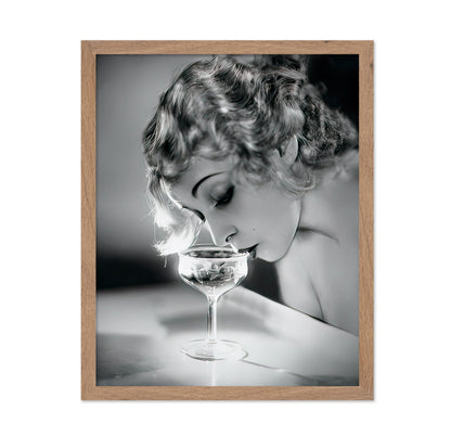 Woman Drinking Champagne No2
