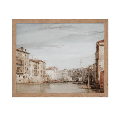 The Grand Canal, Venice, Looking Toward the Rialto